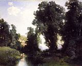 Thomas Moran The Bathing Hole,Cuernavaca,Mexico painting